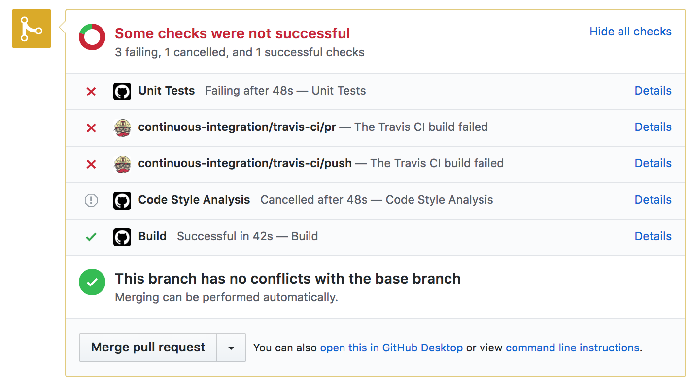 Unit Test and Code Style Failures